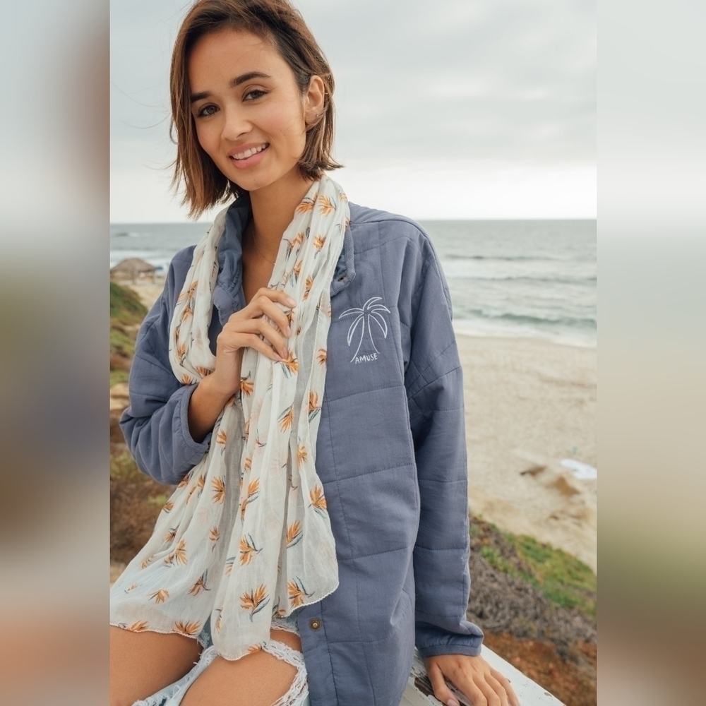 BEACHLY X BLOCK + INK - THE BIRDS OF PARADISE SCARF